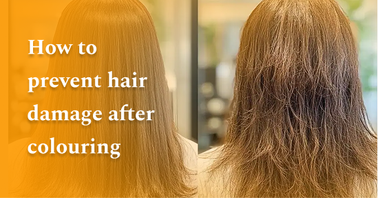 How to prevent hair damage after colouring